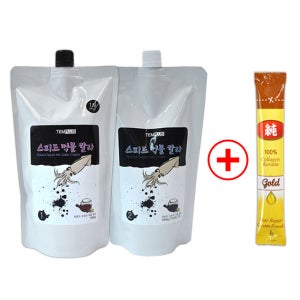 템플러스 세븐 스피드 한방 먹물칼라 헤어 염색약 500ml + 코겐 순콜라겐 3g