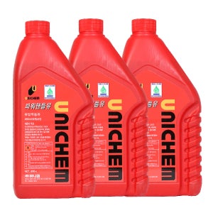 유니켐 파워 핸들유 스티어링오일 800ml, 3개