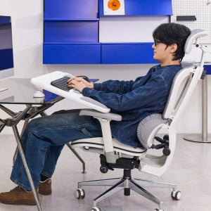 피치트렌디 팔렉스 국산 책상 연장 키보드 거치대 선반 받침 데스크테리어 베이직 화이트