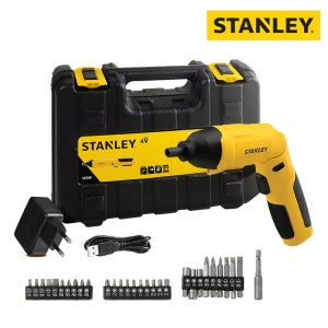 [스탠리] 4V 리튬이온 스크류 드라이버 &30종 비트세트 SCS4K