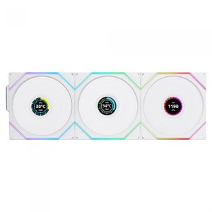 리안리 UNI FAN TL Wireless LCD 120 (3팩, 화이트)