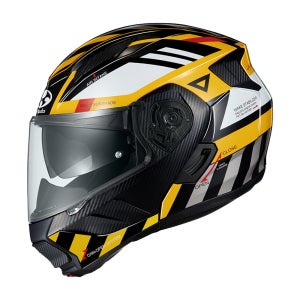 카부토 KABUTO 류키 얼러트 (YELLOW) 시스템 헬멧