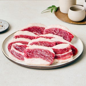 한우 1++ 선물세트_찜갈비세트D 2.1kg 등심 생차돌박이 설 추석 미담한우 마장동직송
