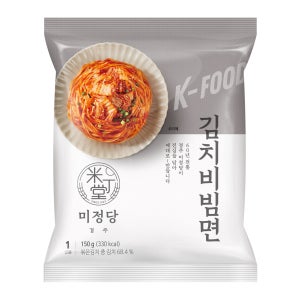 미정당 김치비빔면, 150g, 5개