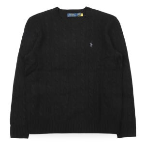 디몬트 폴로랄프로렌 남성 캐시미어 케이블 니트(블랙) 710876762 001