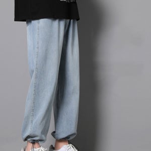 봄 가을 일자핏 루즈핏 9부 조끼 청바지 NHLNZKCL33