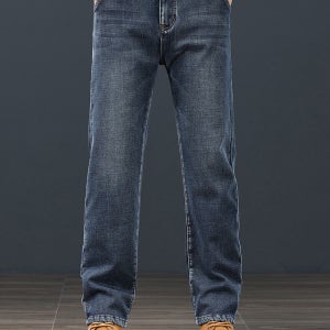 봄 가을 빅 사이즈 루즈핏 일자핏 와이드 청바지 NKTNZKCL33