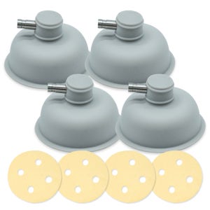 간섭파 ICT 도자컵(암) 6cm 1조 4개+A타입 간섭파 스펀지 원형(구멍있음) 5.5cm 1조(4개)