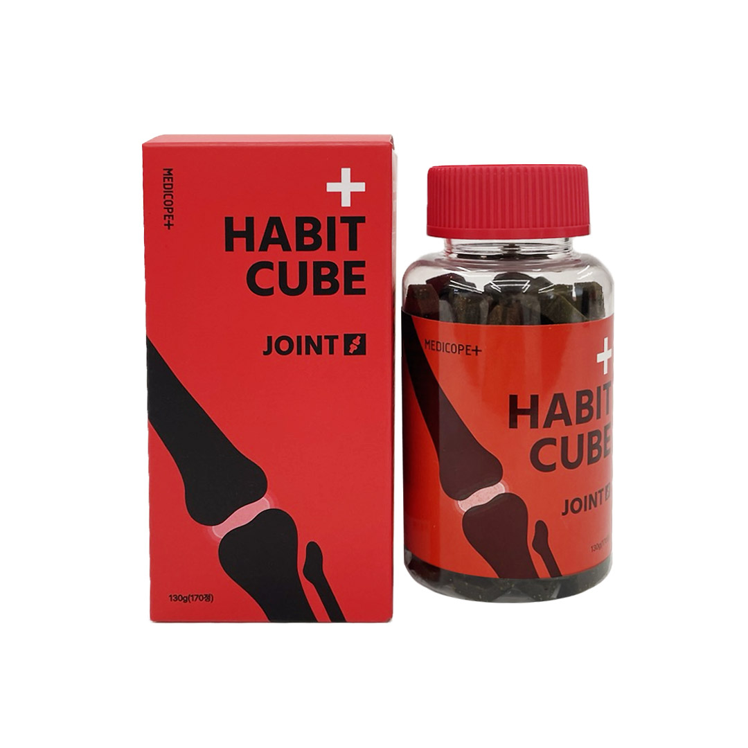 [1+1] 메디코펫 <b>해빗</b>큐브 강아지 영양제 간식 조인트, 130g, 1개