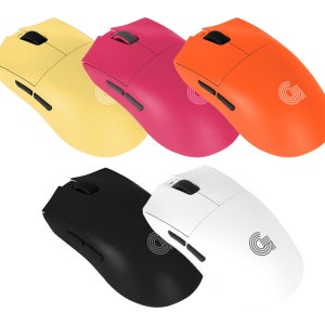 지클릭커 무선 게이밍 마우스 사무용 초경량 블루투스 마우스 OP99 오렌지 아미