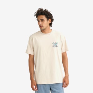 빌라봉 남성 RUSH TO RELAX 레귤러핏 반팔 티셔츠 (AG11ST139CRM)