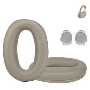 [호환]소니 헤드셋 커버 WH-1000XM2 이어패드 MDR 1000X 헤드폰 베이지 쿠션