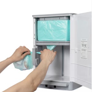 매직캔 휴지통 히포2 오토실링 21L MH250WGA 화이트 냄새차단 무소음