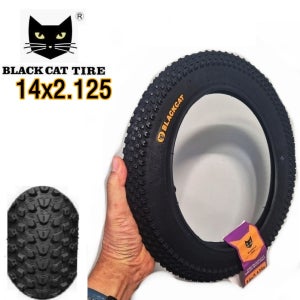 타이어 14x2.125 블랙캣, 전기 자전거 전동휠 교체 수명 마모