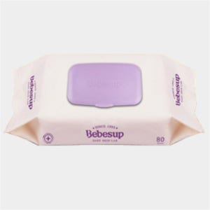 베베숲 캡형 물티슈 80매 20팩 아기 위생 정제수