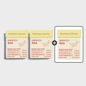 [60정, 2+1개] 닥터퀘르 퀘르셀 파이토솜 퀘르세틴 브로멜라인 케르세틴 잔타닌 장모님 선물 60정, 3개