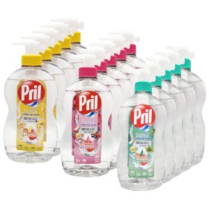 프릴 베이킹소다 주방세제 700ml 본품 x5개 퓨어레몬 와일드베리 그린허브