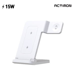 엑티몬 3in1 고속 무선 충전 패드 거치대 M-3IN1-WATCH