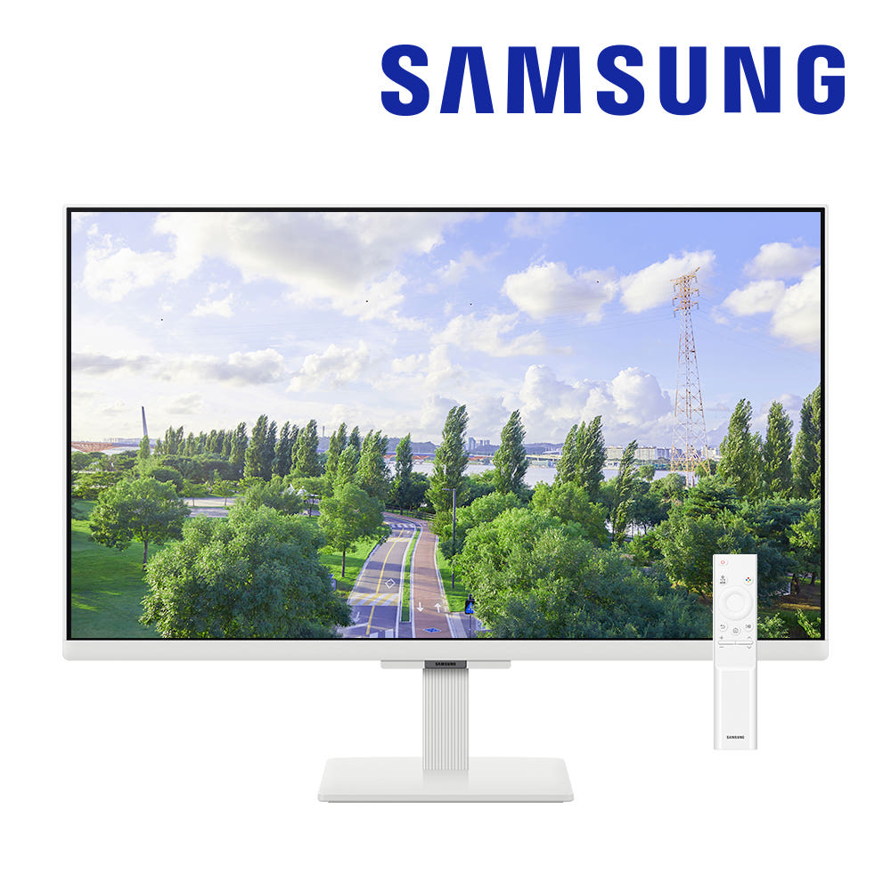 삼성 스마트모니터 68cm(27인치) M5 IPS LED IPTV OTT 화이트 삼탠바이미