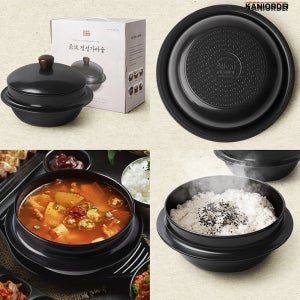 인덕션 솥 미니 가마 솥 밥 찌개 1인용 주물 전기 뚝배기 18cm