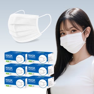 아레카 덴탈마스크 일회용 3중 MB필터 비말차단 홈쇼핑 마스크 대형 300매