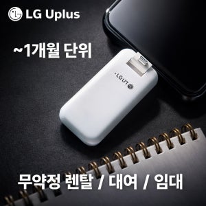 [임대] LTE 휴대용 라우터 임대 무약정 설치없이 전원 연결 즉시 사용 렌탈 60GB