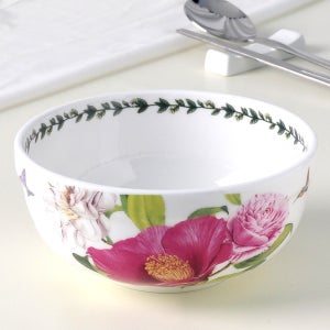 본차이나 대접 도자기 국그릇 국대접 그릇 1개, 13.8cm, 로즈