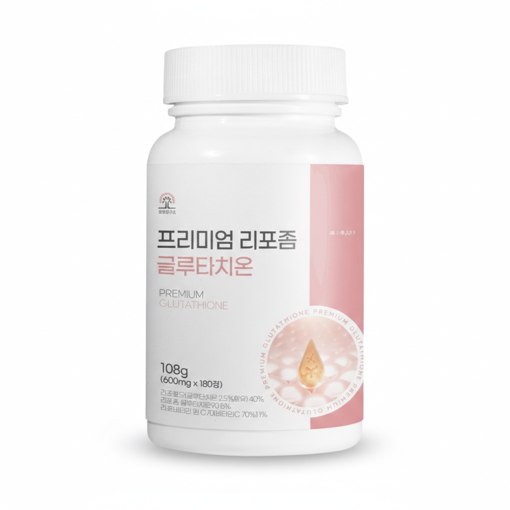 리포좀 글루타치온 프리미엄 6개월분 대용량 180정 화이트토마토 콜라겐 비타민
