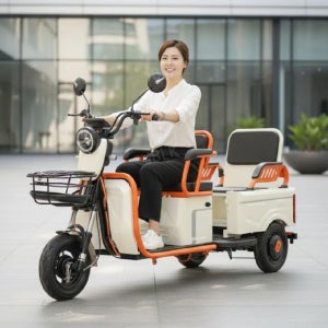 에코트라이브 튼튼한 전기 삼륜 전동 스쿠터 바이크 화물 세발 오토바이 삼발이