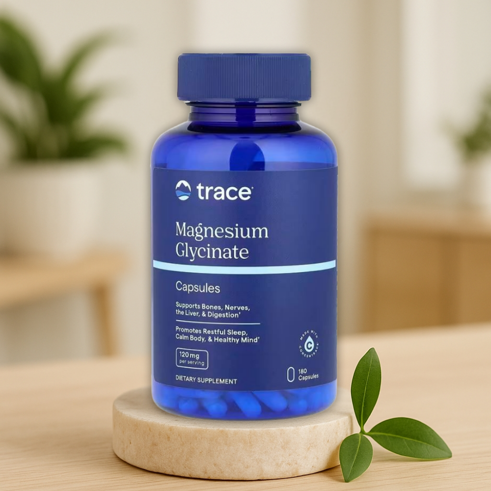 <b>트레이스</b> 마그네슘 글리시네이트 120mg 180캡슐, 1개