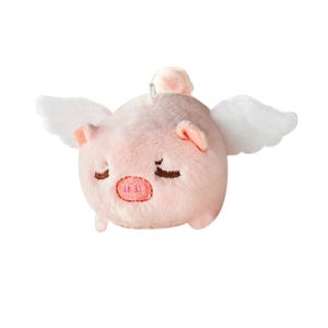 움직이는 꼬리 흔드는 돼지 인형 반려동물 태엽 장난감 잠자는돼지