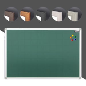 대형 붙이는 자석 화이트 보드 녹색칠판 판 벽걸이 250x350 알루미늄