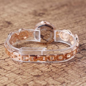 큐빅 팔찌 손목시계 겸용 러블리 여성시계 생활방수