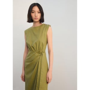 MANGO WOMAN 드레스 GIN-H Dark Green 27022548