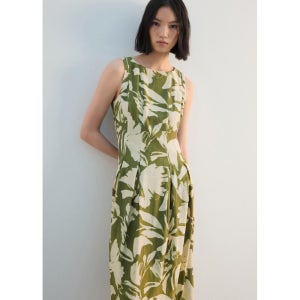 MANGO WOMAN 드레스 SPIN-H Green 27022549