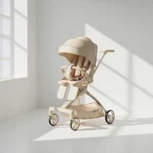 [누비앤타보] NUVY 노바 트라이크 휴대용 유모카 TAVO프리미엄 버전 베이지