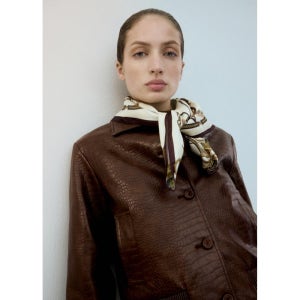 MANGO WOMAN 자켓 DUNDEE Brown 27061239