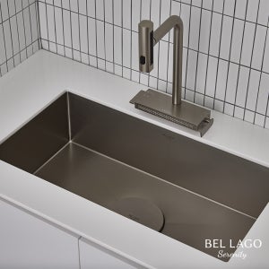 UBLS-860 벨라고 세레니티 하이엔드 엠보 코팅 사각 싱크볼 / 언더볼 (도마 포함) 싱크 교체