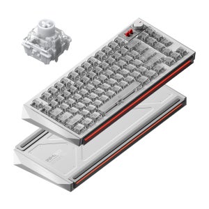 NUPHY WH80 기계식키보드 자석축 유무선 8K 래피드 트리거 노바 화이트, 마그네틱 제이드 드래곤N