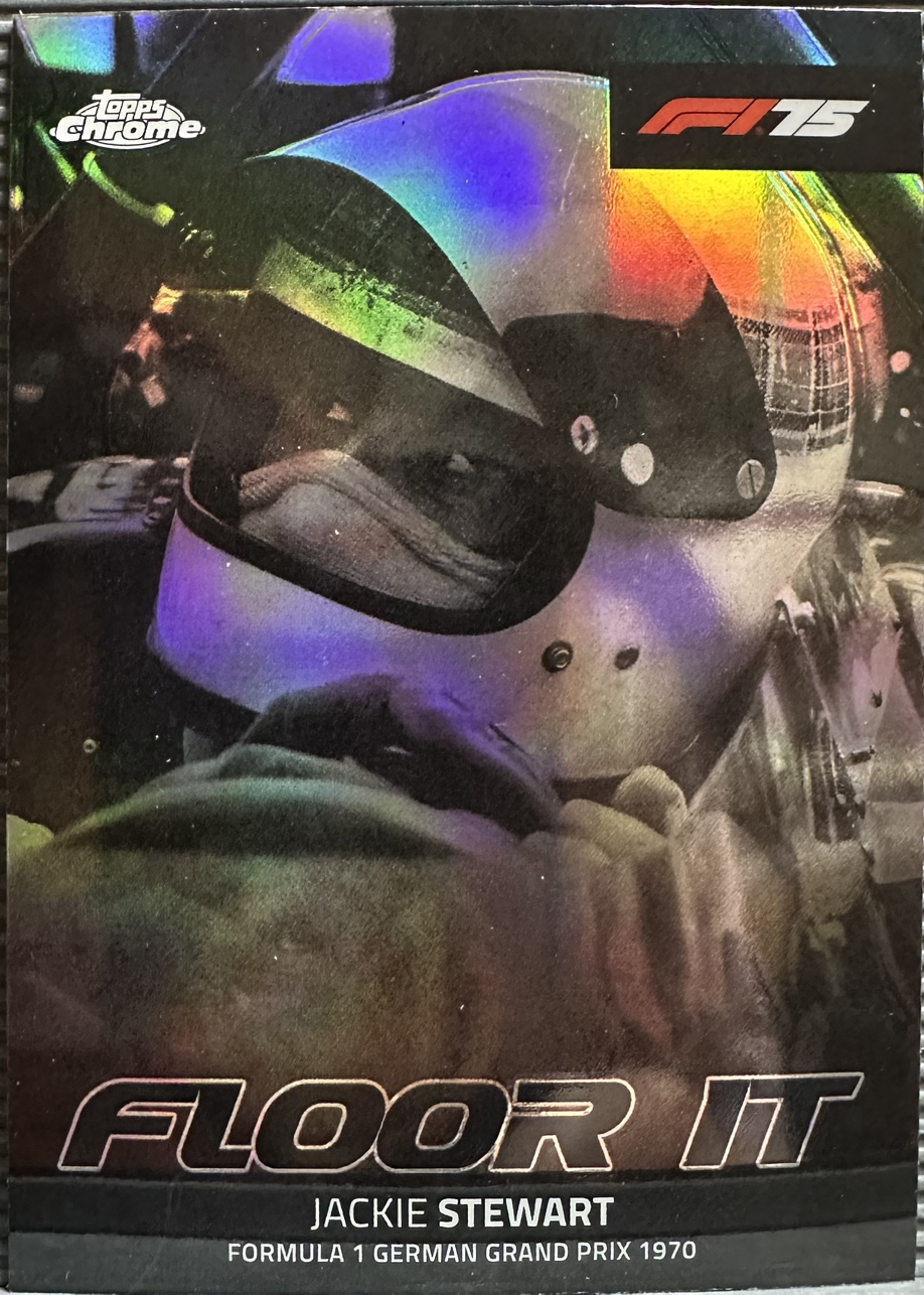 2025 F1 재키 스튜어트 카드 TOPPS CHROME 카드 탑스 크롬