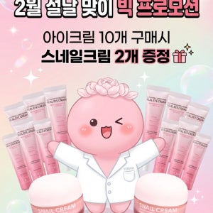 설명절은 아직 진행중 Big YERMA 설명절 선물- 아이크림 10개 + 스네일크림 2개 400ml, 12개