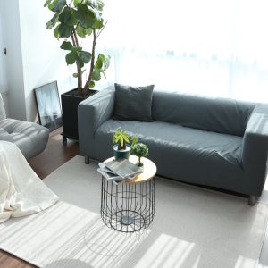 먼지없는 워셔블 사이잘룩 자가드 침실 거실러그 카페트 200x400cm