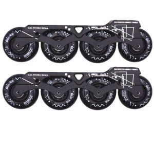 슬라럼 스케이트 프레임 컬러 243mm 239mm 액세서리 블랙 243mm+ 휠 세트.