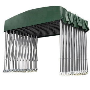 자바라 방수 천막 행사용 야외 차양막 캐노피 그늘