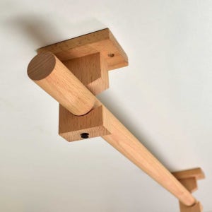 우드 커튼봉 미니멀 고정 감성 나무 모던 우드봉 인테리어