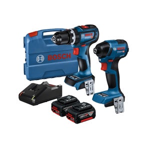 보쉬 충전드릴 GDR 18V-220+GSB 18V-90C 충전 전동 콤보 세트 5.0Ah