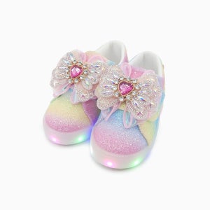 베이비솔 여아운동화 신발 아기 키즈 유아 LED 샤베트하트