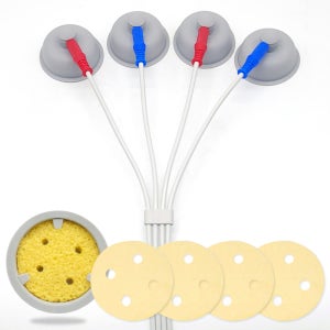 간섭파 ICT 도자컵(수) 1조 4개+유럽형 도자선(암) 1조 4선+A타입 간섭파 스펀지 원형(구멍있음) 6cm 1조(4개)