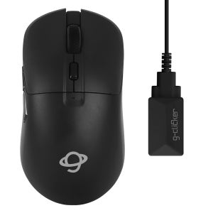 지클릭커 4K 초경량 유무선 게이밍 마우스 사무용 게임용 OP100 블랙