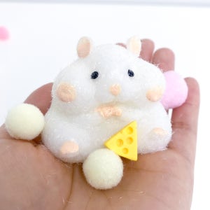 고양이 발바닥 말랑이 스트레스볼 타바 스퀴시 햄스터말랑이(화이트)
